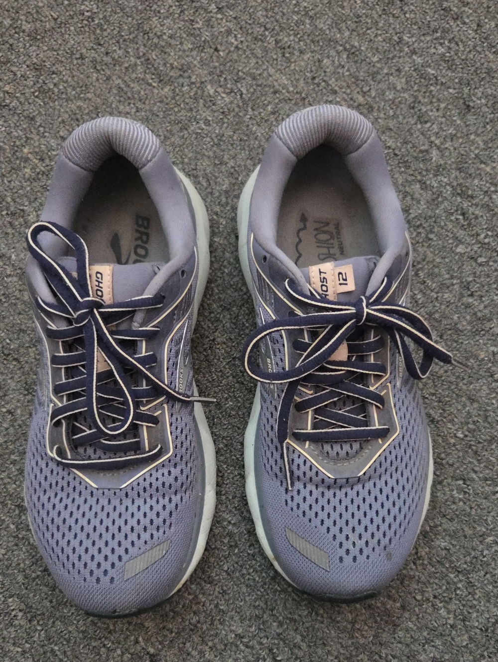 Brooks 7.5 Ghost Women’s Athletic Running Shoes - Gray/Blue Size 7.5 Excellent C